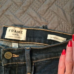 Frame Denim Women's Dark Blue Skinny Jeans